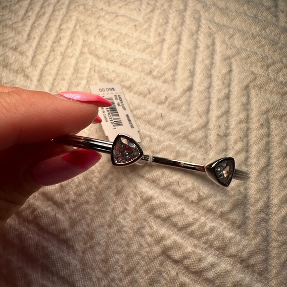 NWT Kendra Scott Arden cuff bracelet in silver - Picture 4 of 7